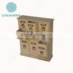 Wooden Tea Box With Drawers thumbnail-1