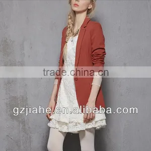 2014 Fashion Lady Small Suit New Design Coat for Women thumbnail-1