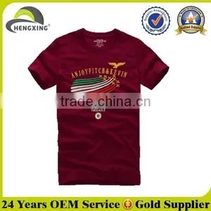 Fashion 100% Cotton Cheap Men's Custom Printed T-shirt thumbnail-4