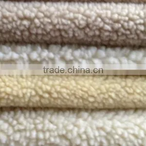 100 Polyester Berber Fleece Textile Fabric,thick Polyester Berber Fleece thumbnail-1