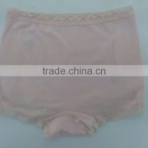 Fashion Style! 2015 New Arrival Pink Color Briefs With Lace Comfortable Wearing Big Size Women Mommy Pants thumbnail-2