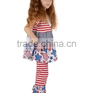 Wholesale Baby Ruffle Bloomers Baby Double Ruffle Shirt Ruffle Bottom Pants thumbnail-2