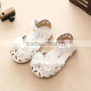 Zm35338a New Design Footwear Kids Girl Bowknot pu Leather Sandal thumbnail-4