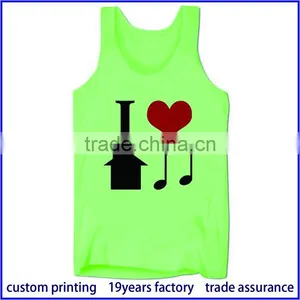 OEM Screen Printing Cotton Tank Tops thumbnail-3