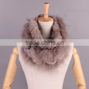 Brand New Knitting Mink Fur Scarf Best-selling Shawl Fur Boa Scarf thumbnail-1