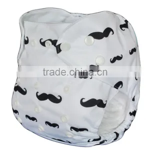 White Beard Reusable Baby Diapers Factories thumbnail-1