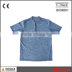 1/4 Zipper Sport T-shirt Quick Dry Polo Shirt thumbnail-2