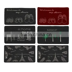 2016 Hot Sale Ultra Thin Non Slip Bath Home Mats Entrance Door Doormat Home Foyer Floor Mud Sucting Pads Modern Simple Mat thumbnail-1