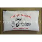 Eco Friendly White Zipper Bank Bags For Package Money / Car Drive License thumbnail-1