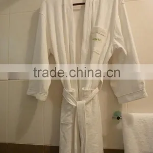 Hotel Knitted Waffle Bathrobe thumbnail-3