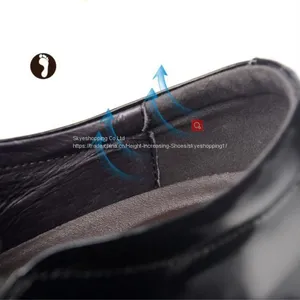 Special Purple Shoes Height Increasing Elevator Shoes for Men Genuine Leather thumbnail-4