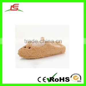 Guangdong Wholesale Shorn Velvet Plush Customized Ribbat Bunny Slippers for Women thumbnail-3
