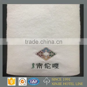 Wholesale Custom Embroidered Logo White Luxury Hotel Towels Bath 100% Cotton Towel thumbnail-1