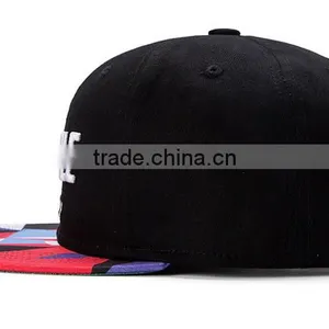 Custom Wholesale 3D Embroidery Patch Pattern Customize Hip Hop Snapback Caps and Hats thumbnail-2
