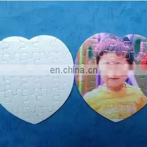 Sublimation Heat Transfer Heart Shape Paper Jigsaw thumbnail-1