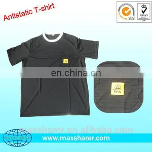 Best Selling OEM Design Esd Work Wear Antistatic Polo T-shirt Made in China thumbnail-2