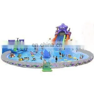 2017 Giant Inflatable Water Pool for Kids and Adults/inflatable Water Game/outdoor Water Park With Slides thumbnail-1