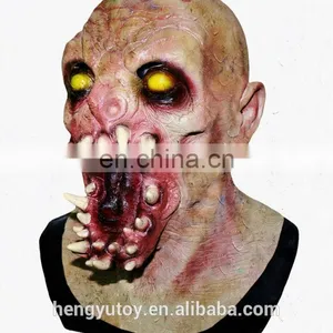 HUIZHOU UFO Toys Deluxe Quality Latex Alien Mask for Party thumbnail-1