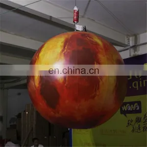2017 New Design Outdoor Advertising Giant Inflatable Moon Balloon With Led Light for Event&party thumbnail-2