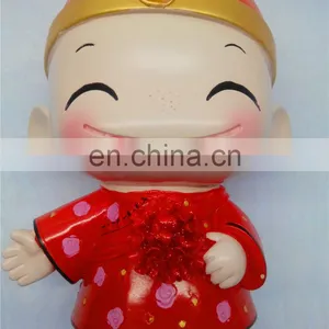 Handmade Wooden Chinese Bridegroom Nesting Doll for Sale thumbnail-1