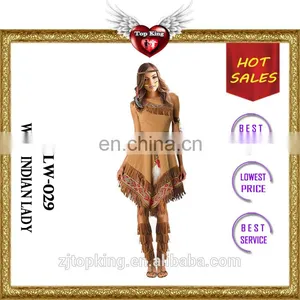 Hot Design Lady Casual Sexy Skirt Halloween Indian Lady Costumes for Female thumbnail-1