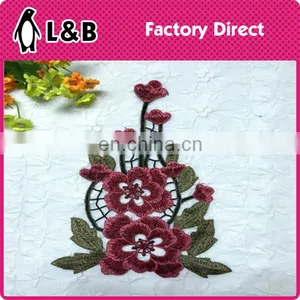 2017 Fashion Colorful Embroidery Lace Collar/lace Patch for Garment Neckline thumbnail-2