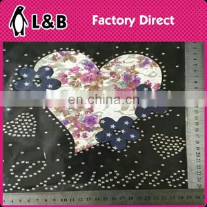 Popular Alphabet Butterfly Hot Fix Motif With Rhinestone For Garment thumbnail-3