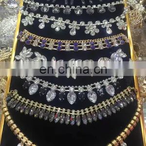2016 Summer Design Decoration Rhinstone Pendant Necklace thumbnail-4