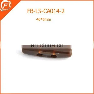 Plastic Acrylic Horn Toggle Button for Coat Garments thumbnail-3