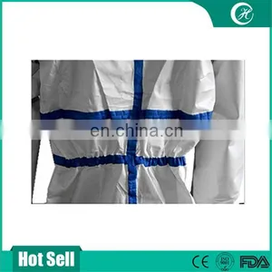 Waterproof Blue Seal Strip Safety Disposable Coverall thumbnail-4