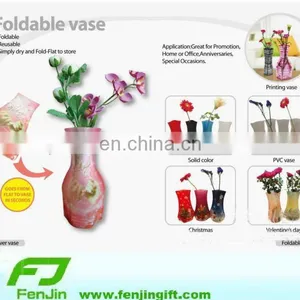 Cheap Clear Plastic Folding Vase thumbnail-1