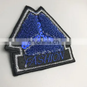 Factory OEM Decorative Embroidery Letter Chenille Patches thumbnail-3