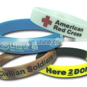 Custom Glowing Silicone Silly Wristbands thumbnail-1
