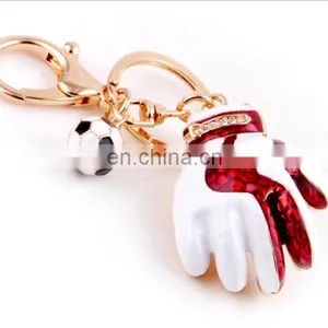 High Quality Metal Football T-shirts Keychains Custom Football Theme Jewelry Football Keychain Gifts Handle Bag Accessories thumbnail-6