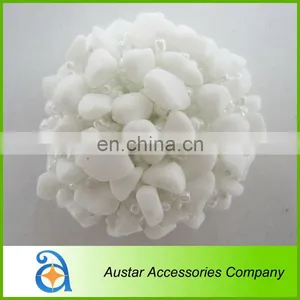 Wholesale Handmade Decorative Button With Beads Covered Accessories for Ring thumbnail-1
