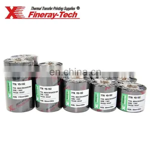 100*300 Zebra Barcode Printer Used Thermal Transfer Wax Ribbon for Printing Label thumbnail-3