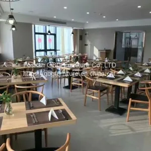 Customized Quality Restaurant Canteen Furniture Table Chair Set thumbnail-1