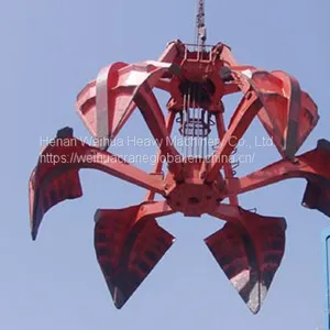 Single Girder Bridge Crane With Grab thumbnail-1