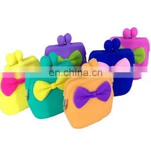 Women Clutch Gift Purse Mini Metal Clip Coin Pouch Promotion Change Money Silicone Wallet thumbnail-7