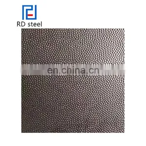 304 Embossed Water Ripple Design Pattern Plate Stainless Steel Sheet Manufacturer In China thumbnail-2