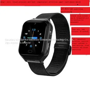 Smart Watch Smart Watch Heart Rate, Blood Pressure, Body Temperature Monitoring Exercise Meter Step Phone Watch Can b thumbnail-2