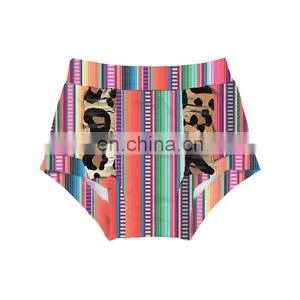 Infant & Toddle Baby Girl Ruffle Pure Color Diaper Covers Mexican Bloomers Wholesale Price thumbnail-2
