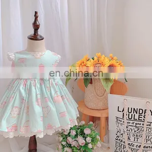 Spanish Kids Dress for Girls Princess Birthday Party Dresses Lolita Baby Girl Wedding Costumes Kids Clothing thumbnail-1