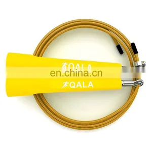 Harbour Customized Logo Middle Pvc Handle Yellow Speed Jump Rope thumbnail-5