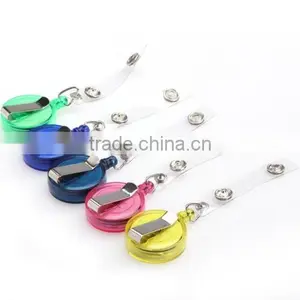 Mouse Over Image to Zoom Details About Retractable Reel Recoil ID Badge Lanyard Tag Key Card Holder Belt Clip thumbnail-1