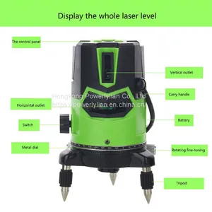 360 Degree Auto Level Laser 2 Line Leveler Measuring Tape thumbnail-4