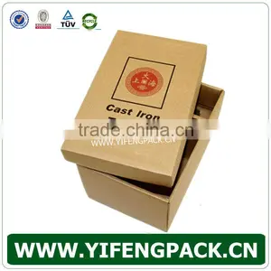 2016 Personalized Cheap Custom Brown Kraft Paper Gift Box thumbnail-1