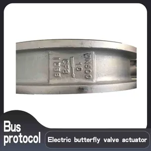 Electric Flow Valve for Cement Plant DN500 Electric Butterfly Valve Actuator thumbnail-1