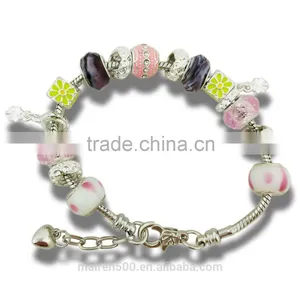 2015 Wholesale European New Design Beads Bracelet With Charm Jewelry thumbnail-1