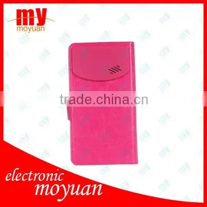 Wholesale Fashion Folio Wallet PU Leather Case With Sucker Inside Cover For Samsung Galaxy SIIII S4 I9500, Mix Color thumbnail-1